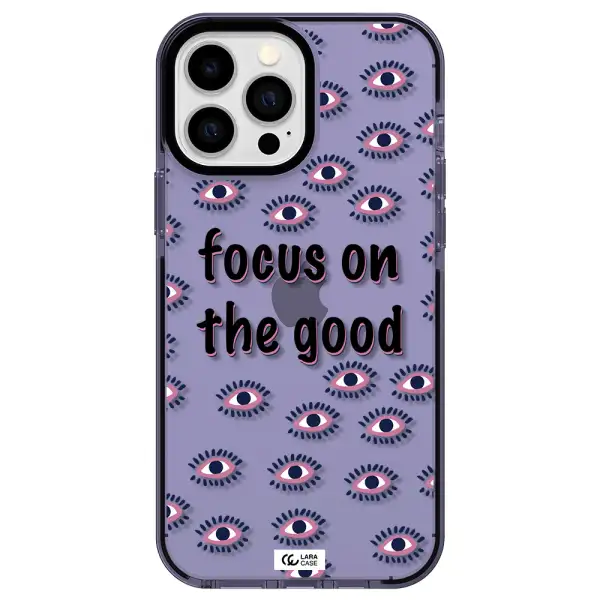 Focus On The Good Apple iPhone 13 Pro Max impact Lilac Case