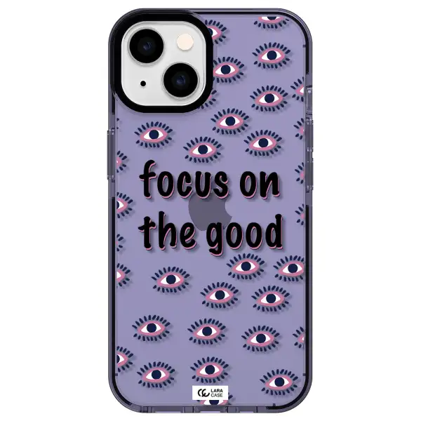 Focus On The Good Apple iPhone 14 impact Lilac Case