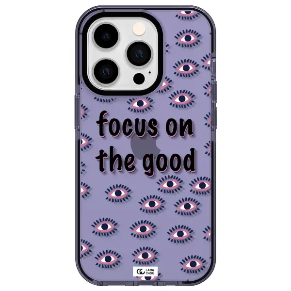 Focus On The Good Apple iPhone 14 pro impact Lilac Case
