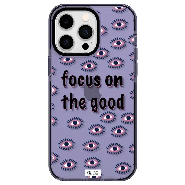 Focus On The Good Apple iPhone 15 Pro impact Lilac Case