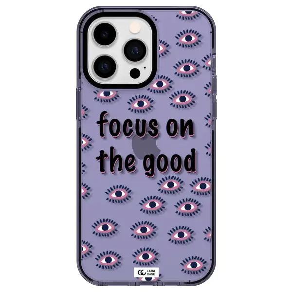 Focus On The Good Apple iPhone 15 Pro Max impact Lilac Case