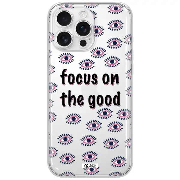 Focus On The Good Apple Iphone 16 Pro Max Clear Tpu Case