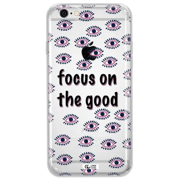 Focus On The Good Apple iPhone 6 Clear TPU Case