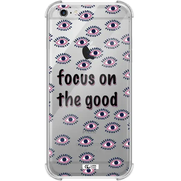 Focus On The Good Apple iPhone 6 plus Clear PC Case