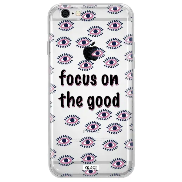 Focus On The Good Apple iPhone 6 plus Clear TPU Case