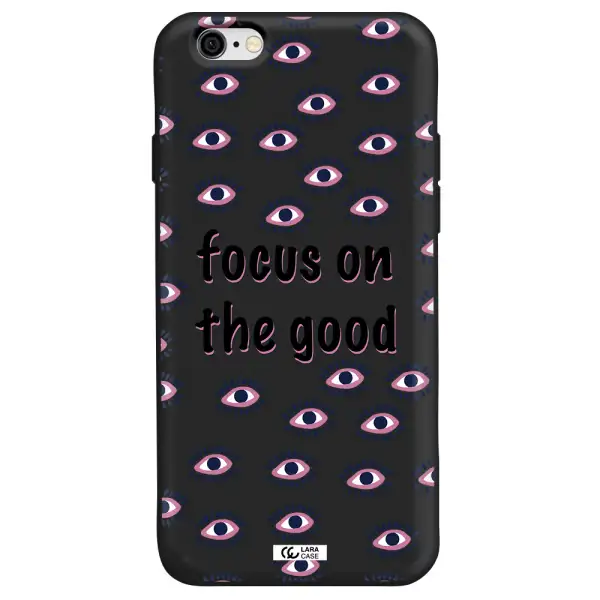Focus On The Good Apple iPhone 6 Silicone black Case