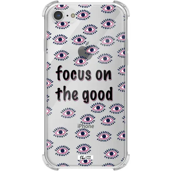 Focus On The Good Apple iPhone 7 Clear PC Case