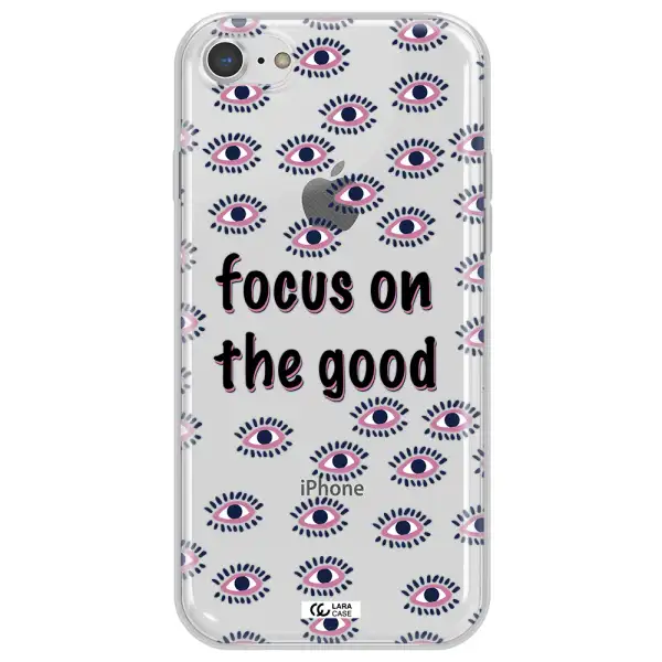 Focus On The Good Apple iPhone 7 Clear TPU Case