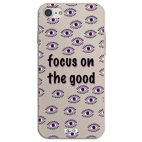Focus On The Good Apple iPhone 7 Silicone Stone Case