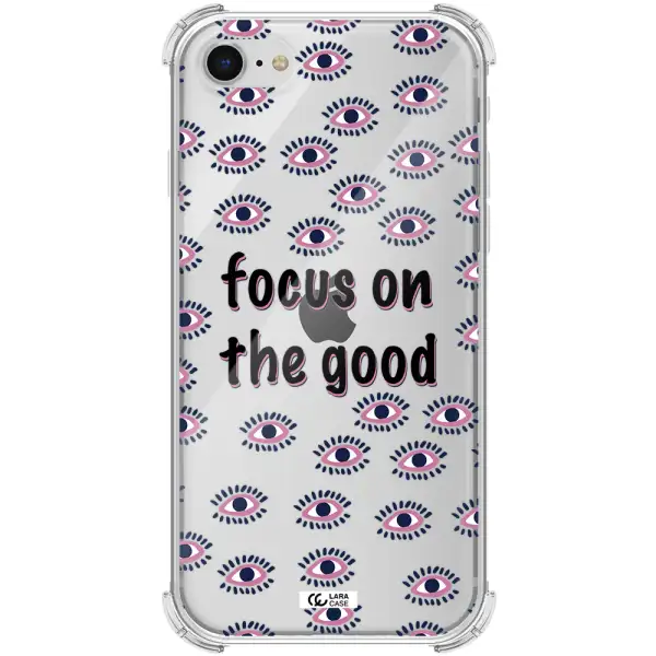 Focus On The Good Apple iPhone se 2020 Clear PC Case