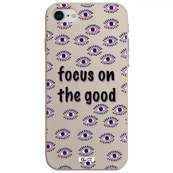 Focus On The Good Apple iPhone se 2020 Silicone Stone Case