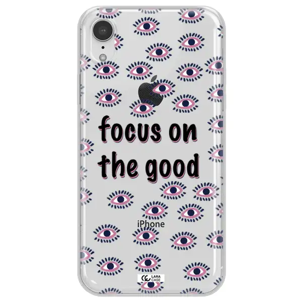 Focus On The Good Apple iPhone XR Clear TPU Case