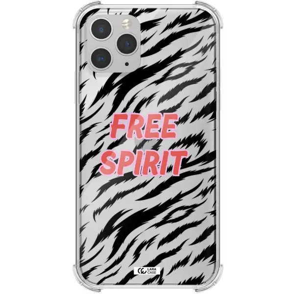 Free Spirit Apple iPhone 11 pro Clear PC Case