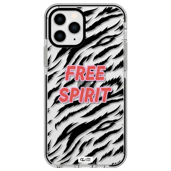 Free Spirit Apple iPhone 11 pro impact black border Case