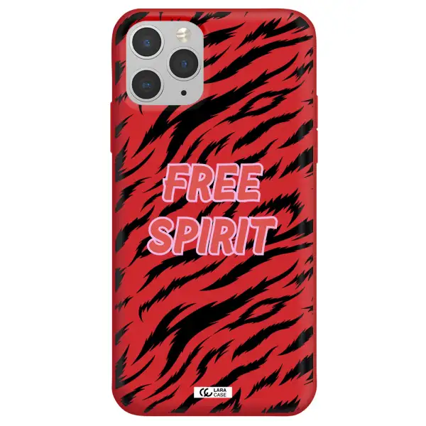 Free Spirit Apple iPhone 11 pro max Silicone Imperial Red Case