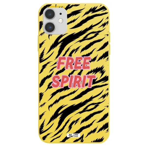 Free Spirit Apple iPhone 11 Silicone canary yellow Case