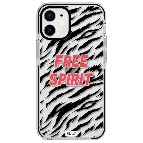Free Spirit Apple iPhone 12 mini impact black border Case