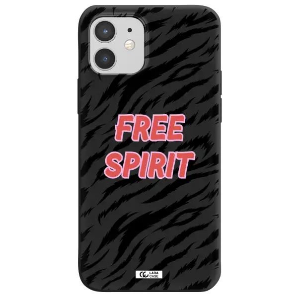 Free Spirit Apple iPhone 12 mini Silicone black Case