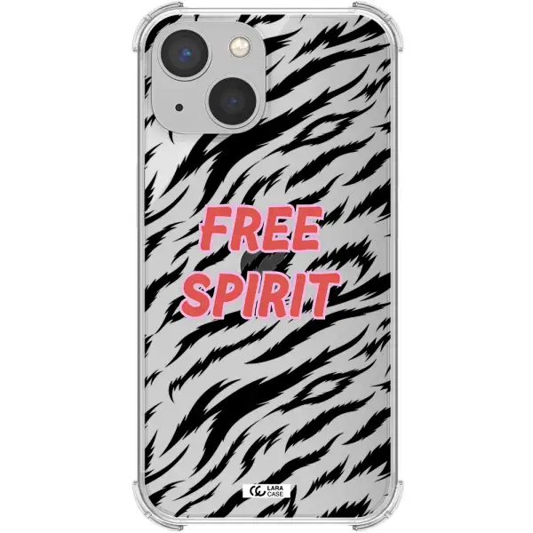 Free Spirit Apple iPhone 13 Clear PC Case