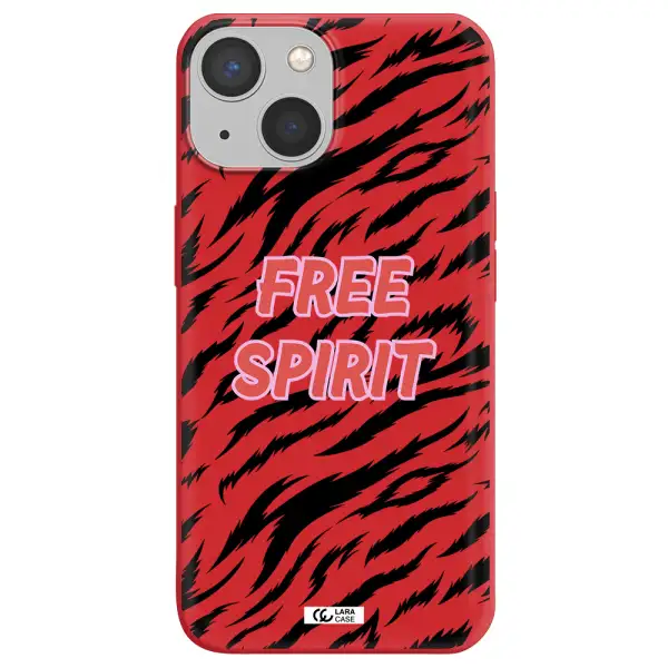 Free Spirit Apple iPhone 13 mini Silicone Imperial Red Case