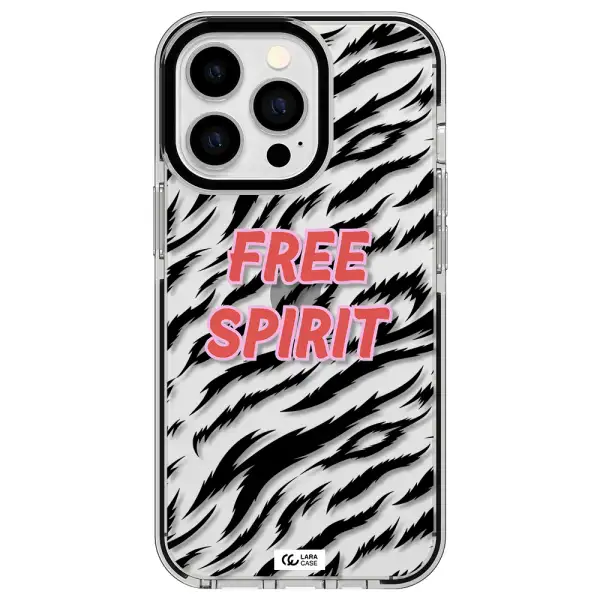 Free Spirit Apple iPhone 13 Pro impact black border Case