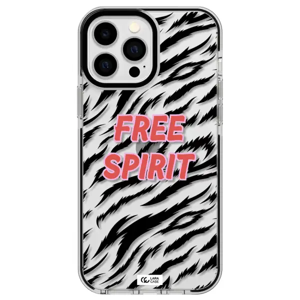 Free Spirit Apple iPhone 13 Pro Max impact black border Case