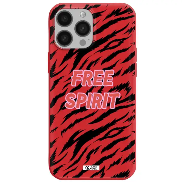 Free Spirit Apple iPhone 13 Pro Silicone Imperial Red Case