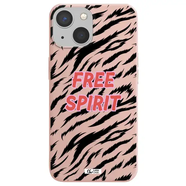 Free Spirit Apple iPhone 13 Silicone pastel pink Case