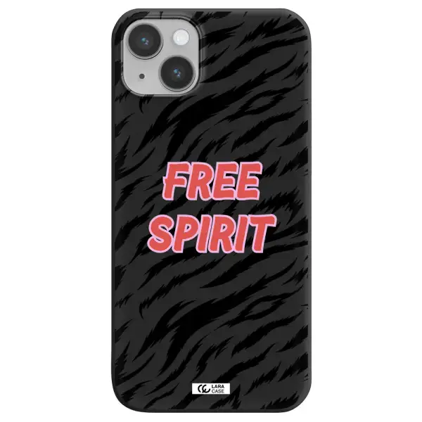 Free Spirit Apple iPhone 14 plus Silicone black Case