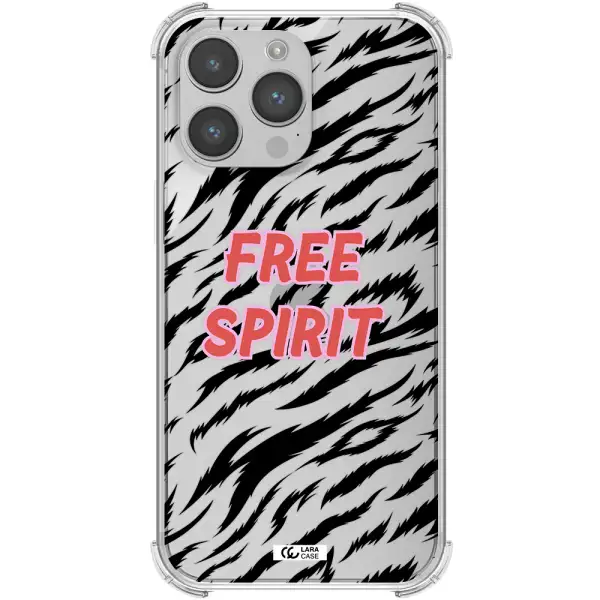 Free Spirit Apple iPhone 14 pro Clear PC Case