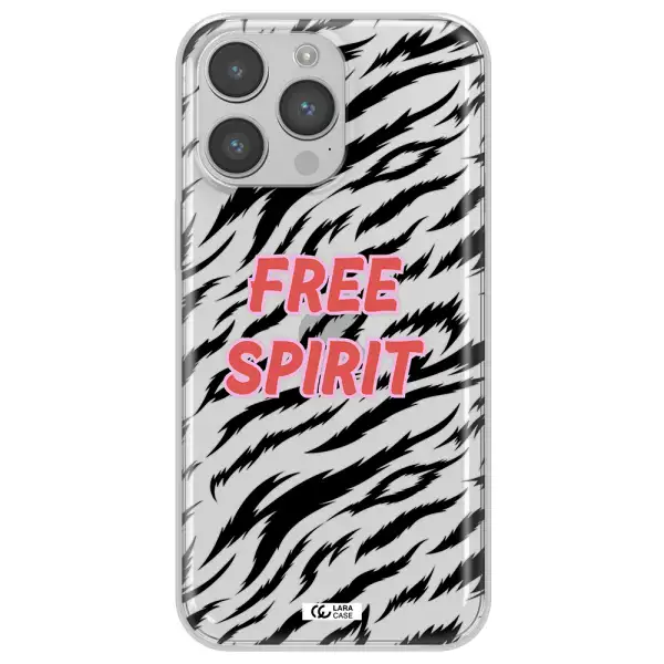 Free Spirit Apple iPhone 14 pro max Clear TPU Case