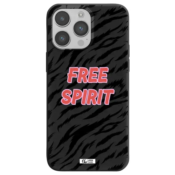 Free Spirit Apple iPhone 14 pro max Silicone black Case