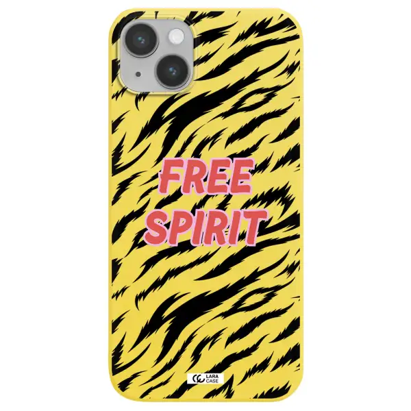 Free Spirit Apple iPhone 14 Silicone canary yellow Case