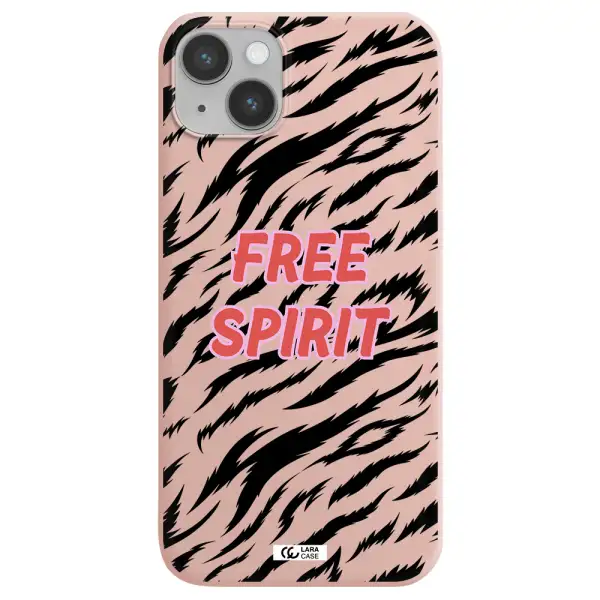 Free Spirit Apple iPhone 14 Silicone pastel pink Case