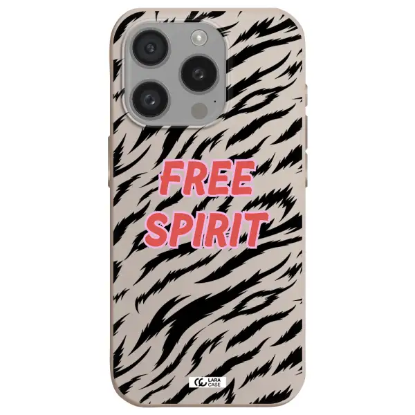 Free Spirit Apple Iphone 15 Pro Silicone Stone Case