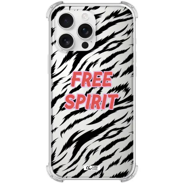 Free Spirit Apple Iphone 16 Pro Max Clear Pc Case