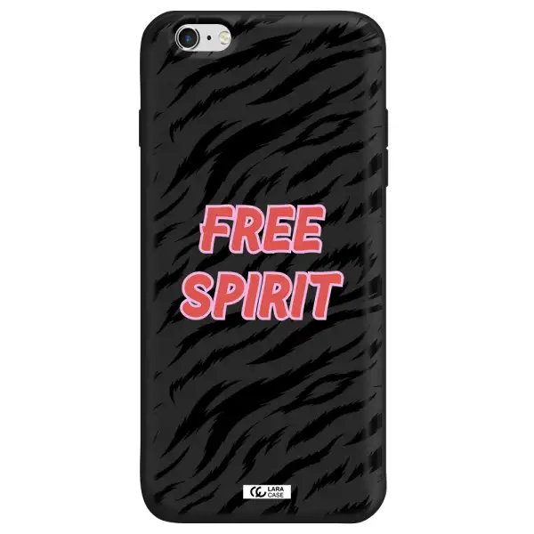 Free Spirit Apple iPhone 6 plus Silicone black Case