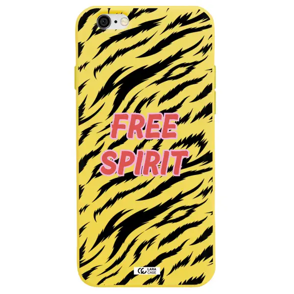 Free Spirit Apple iPhone 6 Silicone canary yellow Case