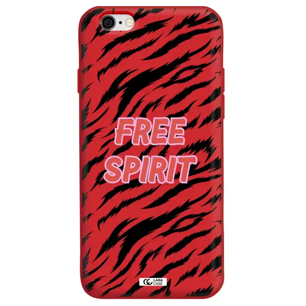 Free Spirit Apple iPhone 6 Silicone Imperial Red Case