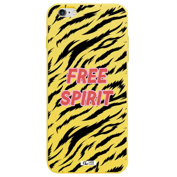 Free Spirit Apple iPhone 6S Silicone canary yellow Case