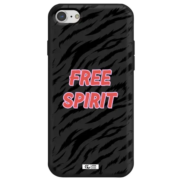 Free Spirit Apple iPhone 7 Silicone black Case