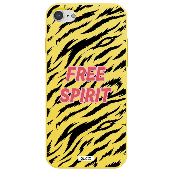 Free Spirit Apple iPhone 7 Silicone canary yellow Case