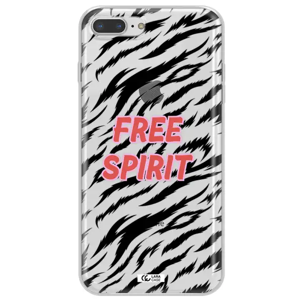 Free Spirit Apple iPhone 8 plus Clear TPU Case