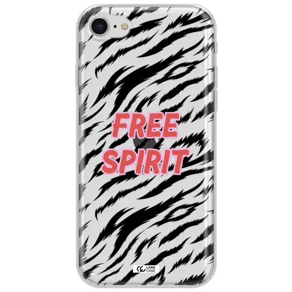 Free Spirit Apple Iphone Se 2020 Clear Tpu Case