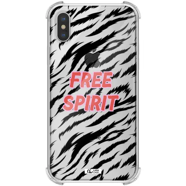 Free Spirit Apple iPhone X Clear PC Case