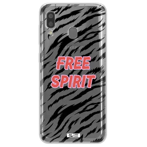 Free Spirit Samsung A20 Clear TPU Case