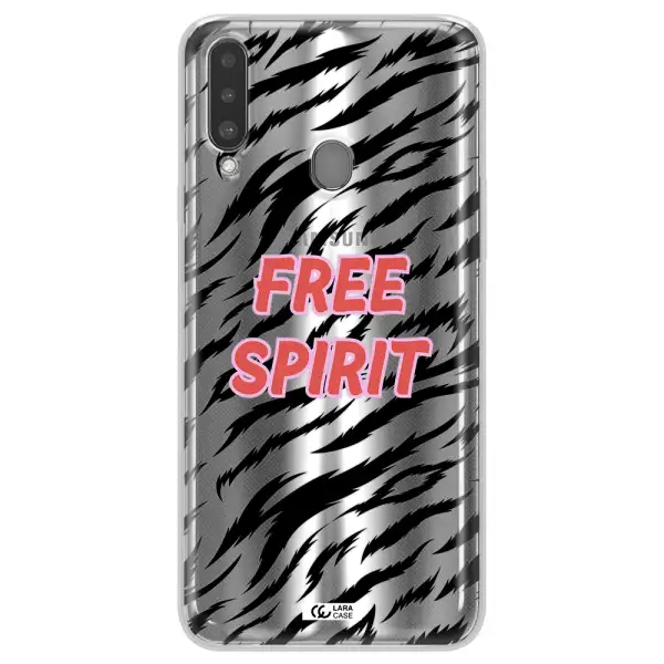 Free Spirit Samsung A20S Clear TPU Case