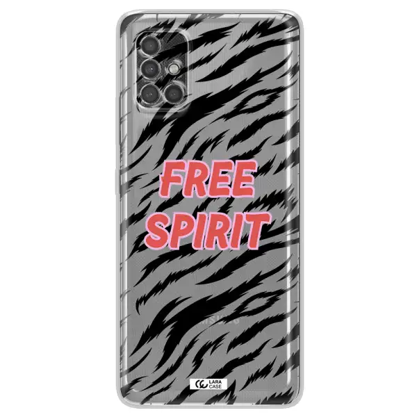 Free Spirit Samsung A40S Clear Tpu Case