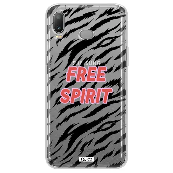 Free Spirit Samsung A6S Clear TPU Case