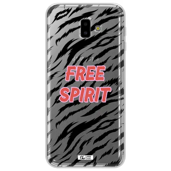 Free Spirit Samsung J6 Plus Clear TPU Case